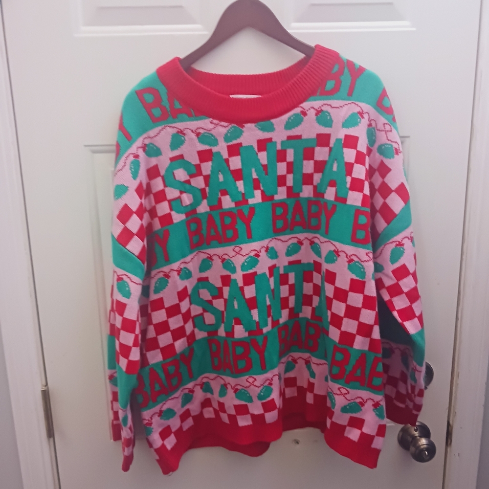 Festive Santa Baby Sweater